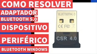 Adaptador Bluetooth dispositivo periférico Bluetooth windows [upl. by Niltiac]