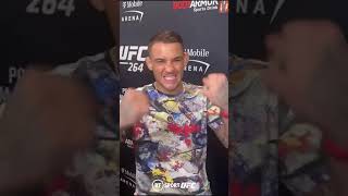 Dustin Poiriers message for Charles Oliveira [upl. by Suolekcin257]