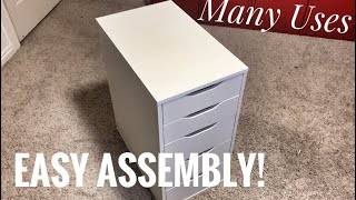 Ikea Alex Drawer Assembly [upl. by Lucita]