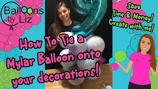 How to add a Mylar Number to Balloon Column Easy Tutorial [upl. by Ahsaeit333]