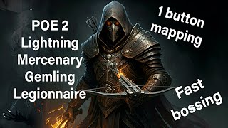 POE 2 Lightning Merc Gemling Legionnaire Boss  Map  Expedition Early LateGame [upl. by Romanas]