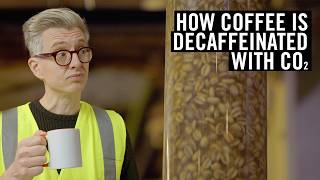 How Coffee Is Decaffeinated Using Only CO2 [upl. by Ledif]