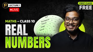 Real Number Easiest LIVE 🔥 Vijay Batch  Class 10  First Class FREE [upl. by Aridan78]