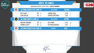 Altona Roosters 2nd XI v Altona North 2nd XI [upl. by Nilved]