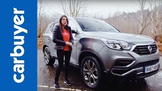 SsangYong Rexton SUV 2018 indepth review  Carbuyer [upl. by Ridan]