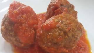 POLPETTE FRITTE AL SUGO  FoodVlogger [upl. by Wicks74]