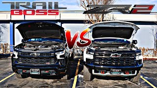 2023 Chevy Silverado Trail Boss VS ZR2 Which One Would You Pick [upl. by Kcid]