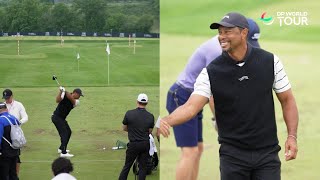 Tiger Woods Range Session  PGA Championship 2024 [upl. by Aratahs619]