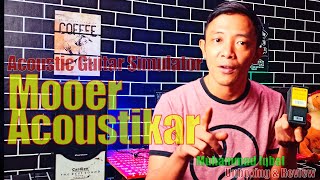 Acoustic Guitar Simulator Pedal Mooer Acoustikar Unboxing Review [upl. by Claudian]