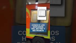 Conoce los horarios de servicio del Metro y Metrobús por la toma de protesta de Sheinbaum shorts [upl. by Ezmeralda]