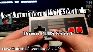 New Hakchi2 version 209 Reset function on normal Mini NES controller [upl. by Jefferey]