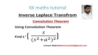 Inverse Laplace Transform Using Convolution TheoremLaplace Transform [upl. by Aidualk]