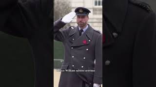 Prince William salutes veterans ❤️ [upl. by Liba]