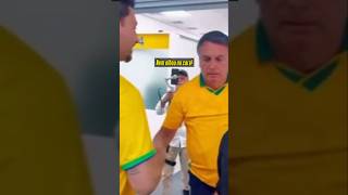 BOLSONARO DESPREZA FILHO E FRACASSA EM SC shorts [upl. by Ahsiatal561]