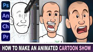 How to animate a cartoon with character animator [upl. by Mori]