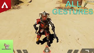 Legendary Skin for Bloodhound Hunter Within All Gestures Apex Legends  VOD  Oct24 [upl. by Heywood]