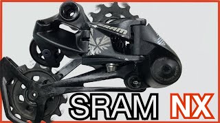 SRAM EAGLE NX Rear derailleur  restore service clean disassembled [upl. by Dnomsad]