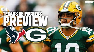 Texans vs Packers Week 7 Preview  PFF [upl. by Eirrehs]