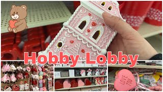 NEW HOBBY LOBBY  VALENTINES DAY 2024  SNEAK PEEK hobbylobby [upl. by Anis]