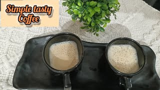 winters bestfriendhot coffee😍  ☕ simple coffee  How to make easy coffee  Nahid Cooking Task [upl. by Adiuqal746]