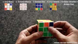 Como resolver el Cubo de Rubik  Facil y Sencillo Paso a Paso PARTE 2 [upl. by Hercules]