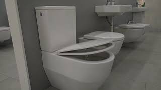 Switzerland Laufen Pro H8679530008701 Compact 825952 toilette 825952 cistern 898966 seat Унитаз [upl. by Misha615]