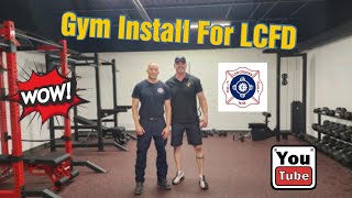 Las Cruces FirePD Boxing Gym Install [upl. by Schafer]