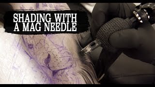 HOW TO TATTOO SHADING WITH A MAG NEEDLE [upl. by Dylana]