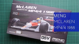 Meng 124 McLaren MP44 1988 CS007 Review [upl. by Aliekahs]