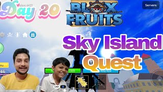 Bloxfruits Sky Island Quest roblox bloxfruits bloxfruitstutorial robloxedit [upl. by Yks]