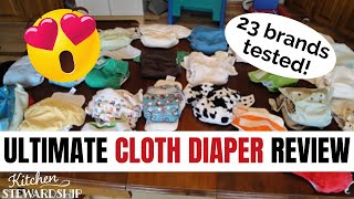 23 Brands Tested The Ultimate Cloth Diaper Review  What is the Best Cloth Diaper [upl. by Wesley452]