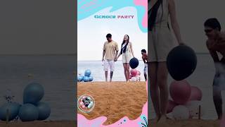 Cute emotions Gender Reveal ❤️💙 genderreveal pregnancyannouncement [upl. by Rothschild]