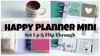 Happy Planner Mini Set Up amp Flip Through  FrankenPlanner Chunky Mini [upl. by Ashlin141]