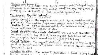 25 Isogonic and Agonic Lines Variation in magnetic declination  Compass Surveying [upl. by Isaac]