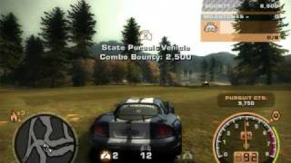 Need for Speed Most Wanted XFX Geforce 9500GT MAX SETTINGS [upl. by Enilav]