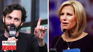 Penn Badgely Reacts to Laura Ingraham Being Confused About the Netflix Show ‘You’ I THR News [upl. by Fritzie]