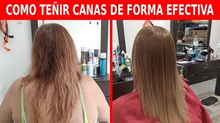 Como tinturar canas de forma EFECTIVA  001 [upl. by Kelcy862]