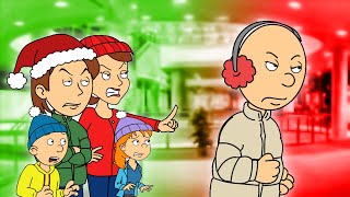 Classic Caillou Misbehaves While Holiday ShoppingGrounded BIG TIME [upl. by Salot]