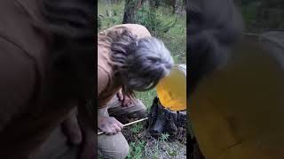 Bone Arrow Point vs Ballistics Gel bushcraft archery survival stoneage survival primitive [upl. by Roede]