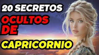 20 Secretos Desconocidos de Capricornio que Te Sorprenderán [upl. by Willabella930]