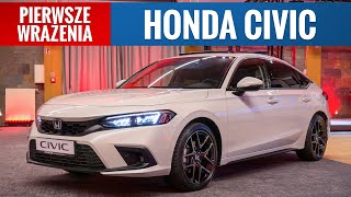 Honda Civic eHEV 2022  przedpremierowe pierwsze wrażenia [upl. by Curren386]