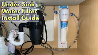 Under Sink Water Filter System Install Guide [upl. by Carolus608]