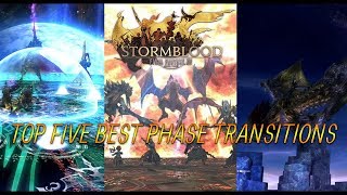 FINAL FANTASY XIV TOP 5 BEST PHASE TRANSITIONS [upl. by Staffard350]