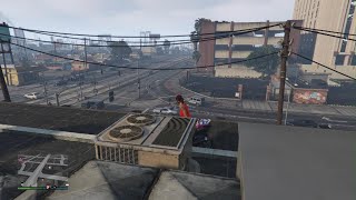 GTAV  He Overshot the Landing [upl. by Suoirrad66]