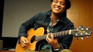 Bruno Mars  Billionaire amp Money Thats What I Want 2010 Private Acoustic Live at OMD LA [upl. by Carlynn547]