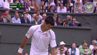 Wimbledons greatest tiebreak Epic battle between Novak Djokovic and Roger Federer in 2015 Final [upl. by Okikuy598]