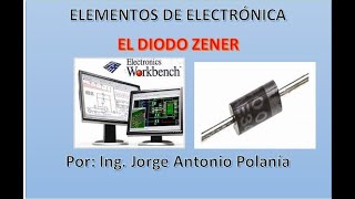 6 Simulación del diodo Zener con Workbench [upl. by Ivan]