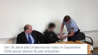 Höchststrafe im Brudermord von Undenheim [upl. by Ingvar]