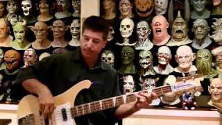 2112 OvertureTemples Of Syrinx Bass Cover [upl. by Nylehtak]