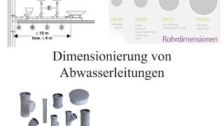 Dimensionierung von Abwasserleitungen [upl. by Kendall]